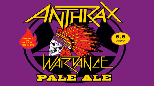 Anthrax lança sua própria marca de cerveja “Wardance”