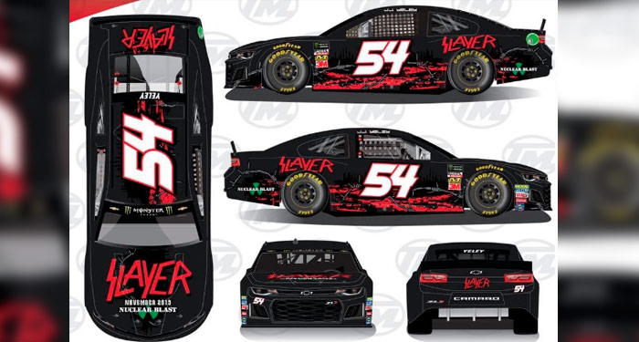 Carro do Slayer participa de corrida da NASCAR - A Rádio Rock - 89,1 FM - SP