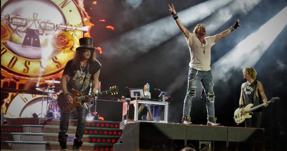 Guns N’Roses já está em Manaus para iniciar série de shows pelo Brasil