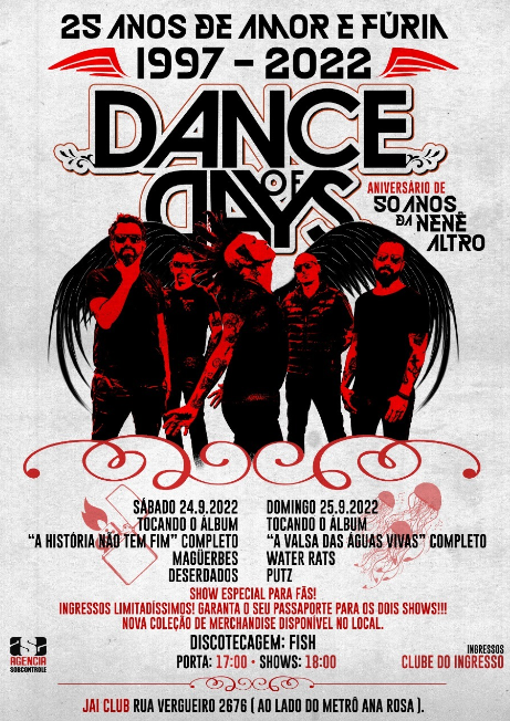 Dance of Days' divulga música gravada em 2014