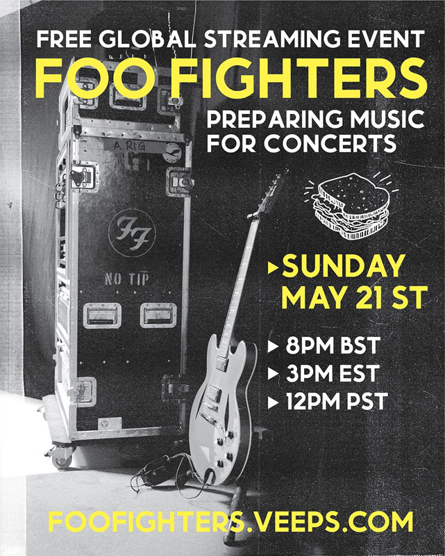 05/08 - Sábado - Foo Fighters Cover Brasil em Rio de Janeiro - Sympla