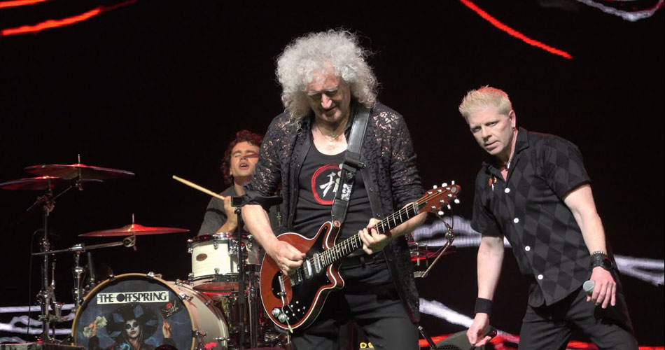 Brian May, do Queen, toca junto com Offspring em “Festival de Ciência”