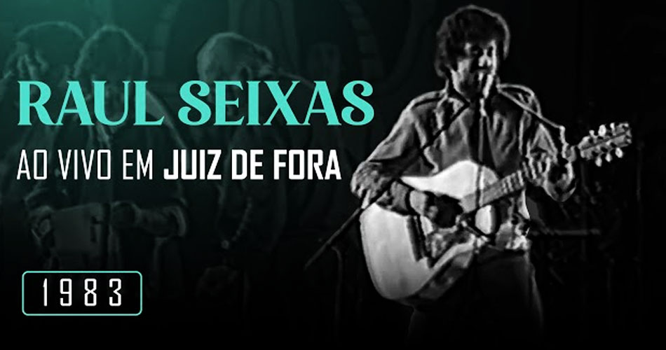 Show de Raul Seixas no Festival de Rock de Juiz de Fora chega ao YouTube