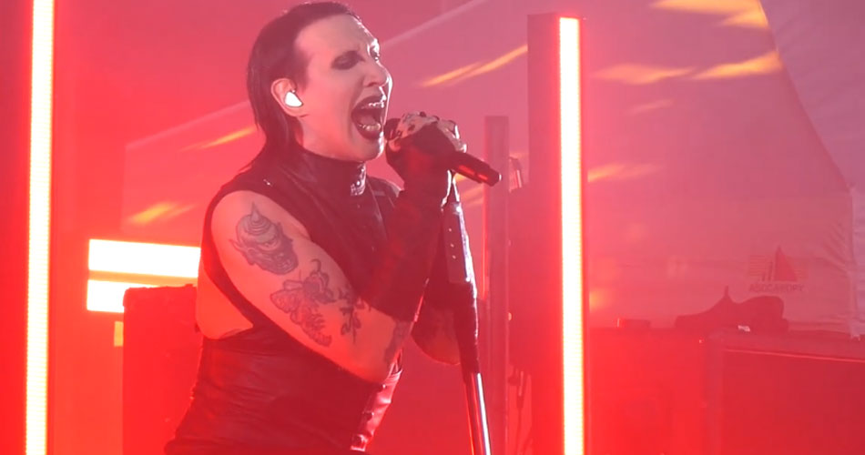 Marilyn Manson faz seu primeiro show após denúncias de abuso sexual