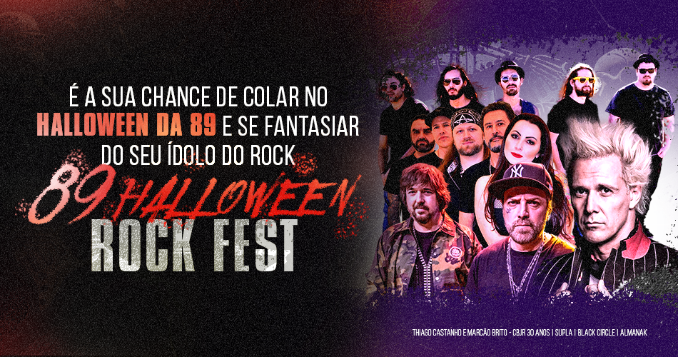 Ingressos para 89 Halloween Rock Fest