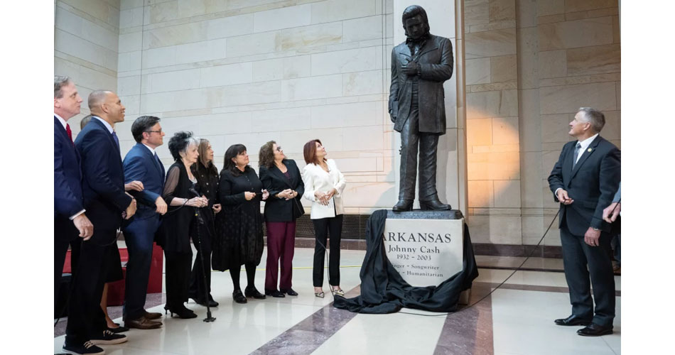 Estátua de Johnny Cash é inaugurada no Capitólio dos EUA